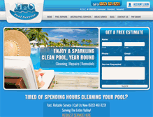 Tablet Screenshot of h2opoolservice.com